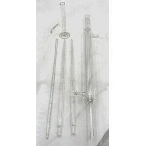 VTG Fisher Glass Graduated Cylinder, Liebig Condenser, Graduated Pipettes